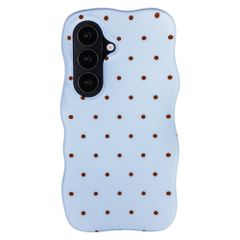 Selencia Cover Vivid Wavy con MagSafe Samsung Galaxy S26 - Happy Dots Digital Sky