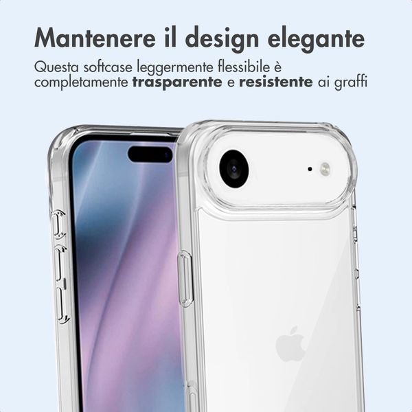 imoshion Cover posteriore protettiva Apple iPhone Air - Trasparente