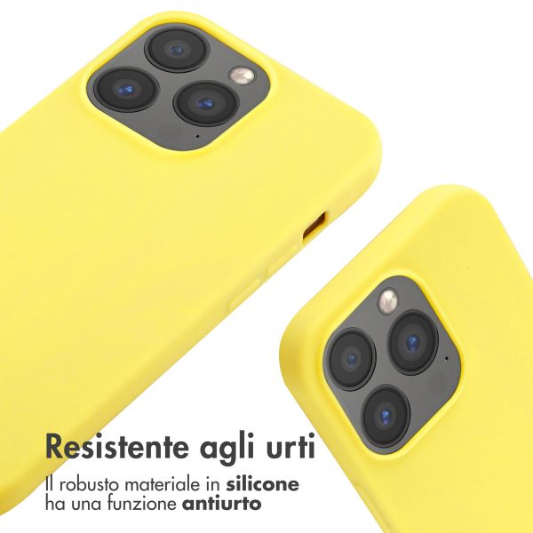 imoshion Cover in Silicone con Cordino Apple iPhone 13 Pro - Giallo