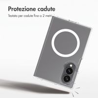 Accezz Cover posteriore Xtreme Impact con MagSafe Samsung Galaxy Z Fold 8 - Trasparente