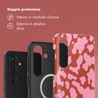 Selencia Cover posteriore Vivid con MagSafe Samsung Galaxy S25 - Moo’d Blush Pink