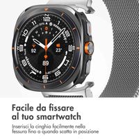imoshion Cinturino milanese magnetico Samsung Galaxy Watch Ultra (2024/2025) - Argento