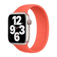 Apple Cinturino Solo Loop Apple Watch | 38/40/41/42 mm - Taglia 4 - Nectarine