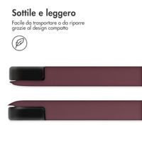 imoshion Cover a libro Trifold Apple iPad 9 (2021) 10.2 pollici / iPad 8 (2020) 10.2 pollici / iPad 7 (2019) 10.2 pollici - Bordeaux