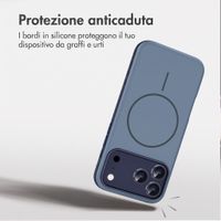 imoshion Cover posteriore Color con Thin MagSafe Ring Apple iPhone 17 Pro - Blu scuro