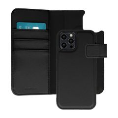 imoshion Cover a libro di lusso 2-in-1 rimovibile Apple iPhone 12 (Pro) - Nero