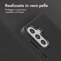 Accezz Cover in Pelle con MagSafe Samsung Galaxy A57 (5G) - Onyx Black