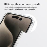 Accezz Vetro temperato privacy + Applicatore Apple iPhone 16 Plus / 15 Plus