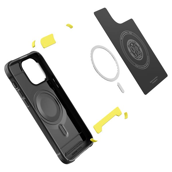 Spigen Cover Rugged Armor con MagSafe Apple iPhone 14 Pro Max - Nero