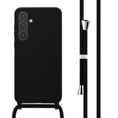 imoshion Cover in Silicone con Cordino Samsung Galaxy A35 - Nero