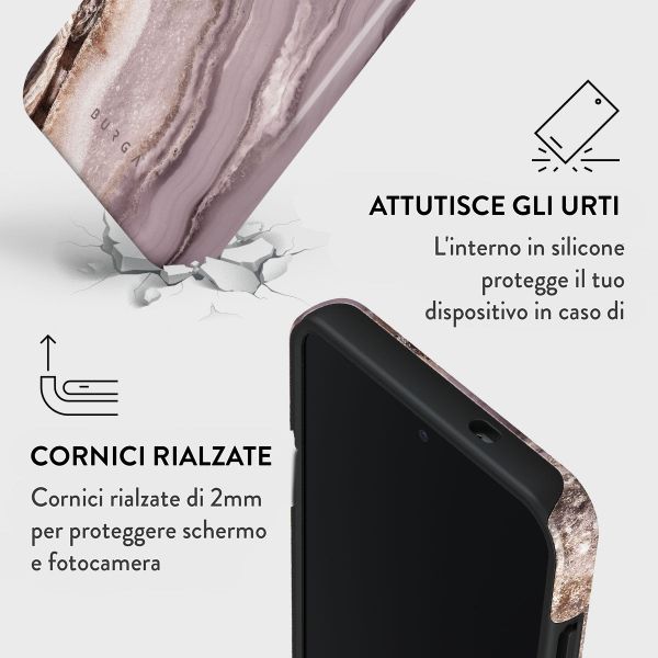 Burga Cover Posteriore Resistente Samsung Galaxy S25 Plus - Golden Taupe