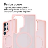imoshion Cover posteriore Color Guard con MagSafe Samsung Galaxy S25 Ultra - Rosa chiaro
