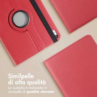 imoshion Cover Girevole a 360° Apple iPad 11 (2025) 11 pollici A16 / iPad 10 (2022) 10.9 pollici - Rosso scuro