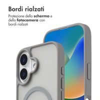 imoshion Cover posteriore Color Guard con MagSafe Apple iPhone 16 - Grigio