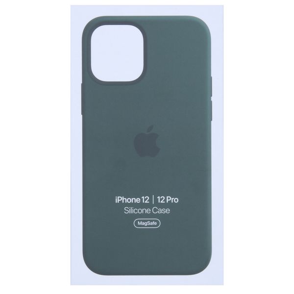Apple Cover Posteriore in Silicone con MagSafe Apple iPhone 12 (Pro) - Cypress Green