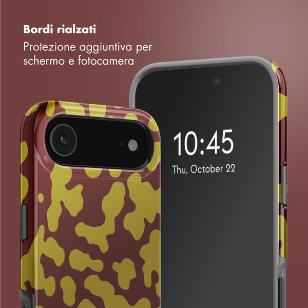 Selencia Cover posteriore Vivid con MagSafe Apple iPhone Air - Moo'd Olive Dust