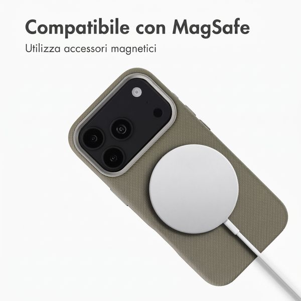 Accezz Cover Mesh con MagSafe Apple iPhone 17 Pro Max - Grigio scuro
