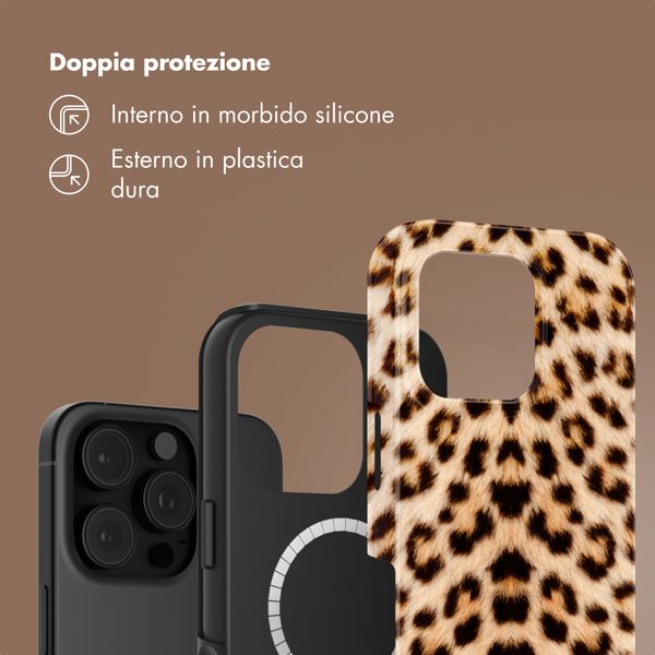 Selencia Cover posteriore Vivid con MagSafe Apple iPhone 16 Pro - Wild Leo