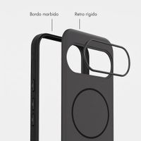 imoshion Cover posteriore Color con Thin MagSafe Ring Google Pixel 11 / 11 Pro / 10 / 10 Pro - Nero