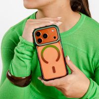 Selencia Cover MagSafe Gradient Apple iPhone 16 Pro - Verde / Marrone