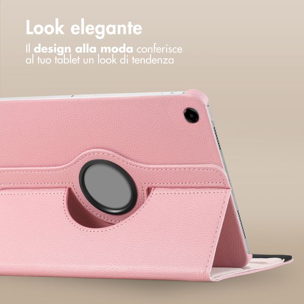 imoshion Cover Girevole a 360° Samsung Galaxy Tab A11 Plus - Rosa