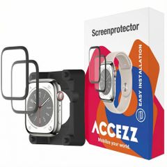 Accezz 2x pellicola protettiva con applicatore Apple Watch Series 7-9 - 41 mm