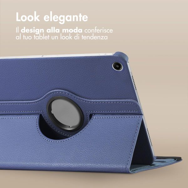 imoshion Cover Girevole a 360° Samsung Galaxy Tab A9 Plus - Blu scuro