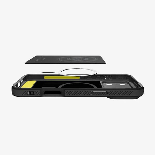 Spigen Cover Rugged Armor con MagSafe Apple iPhone 17 Pro - Matte Black