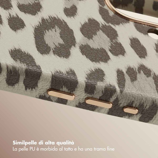 Selencia Cover Sabi Stampa pantera con MagSafe Apple iPhone 17 - Soft Ivory