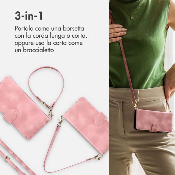 imoshion Cover a libro con Cordino Samsung Galaxy S26 - Rosa