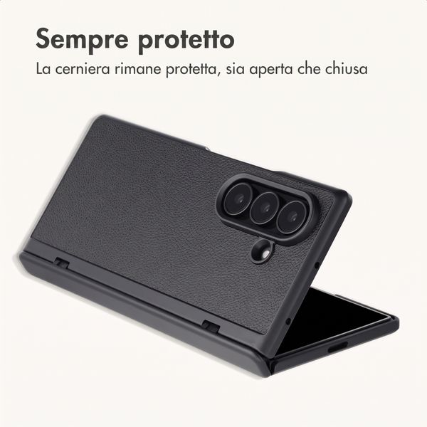 imoshion Custodia Slim in pelle sintetica Samsung Galaxy Z Fold 8 Ultra - Nero