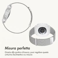 imoshion Cinturino milanese magnetico Samsung Galaxy Watch Ultra 2 (2026) / Ultra (2024/2025) - Argento