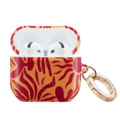 Selencia Cover Vivid  Apple Airpods 4 - Tropical Vibes Apricot