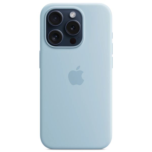 Apple Cover Posteriore in Silicone con MagSafe Apple iPhone 15 Pro - Blu chiaro