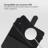 Selencia Libreria rimovibile Olyn con MagSafe Samsung Galaxy A57 (5G) - Nero
