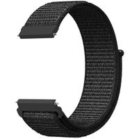 imoshion Cinturino in nylon Samsung Galaxy Watch 4 / 5 / 6 / 7 / FE (20 mm) - Nero
