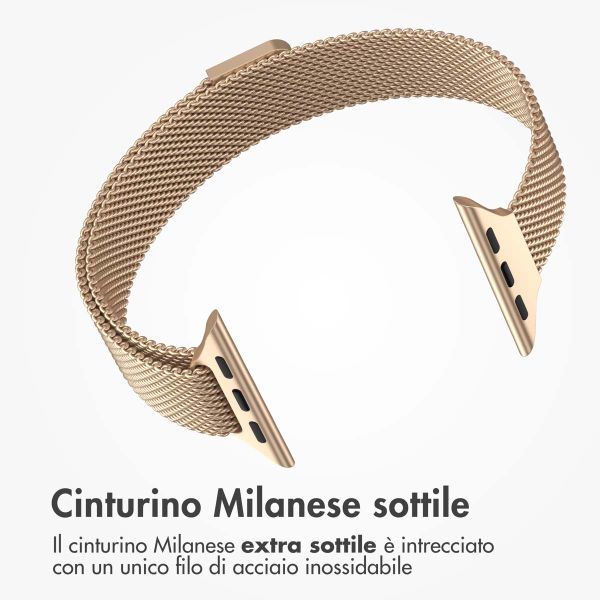 imoshion Cinturino sottile Milanese Apple Watch | 38/40/41/42 mm - Oro rosa