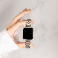 Selencia Cinturino sottile in acciaio ispirato a Jubilee Apple Watch | 38/40/41/42 mm - Argento