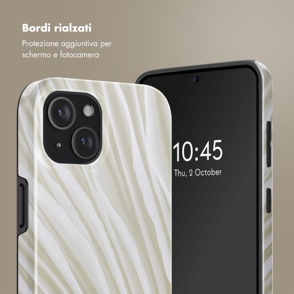 Selencia Cover posteriore Vivid con MagSafe Apple iPhone 15 - Nature Light Brown