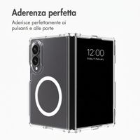 Accezz Cover posteriore Xtreme Impact con MagSafe Samsung Galaxy Z Fold 8 - Trasparente