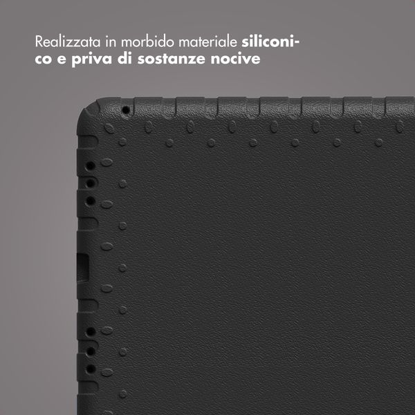 imoshion Cover Posteriore Kidsproof con Maniglia Apple iPad Pro 13 (2025) M5 / (2024) M4 - Nero