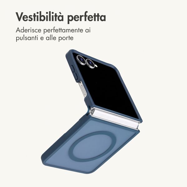 imoshion Cover posteriore Color Guard con MagSafe Samsung Galaxy Z Flip 8 - Blu scuro