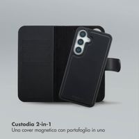 Selencia Libreria rimovibile Olyn con MagSafe Samsung Galaxy S25 / S24 - Nero