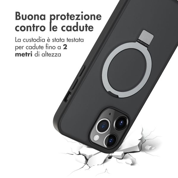 Accezz Cover con anello e supporto con MagSafe Apple iPhone 13 Pro Max - Nero