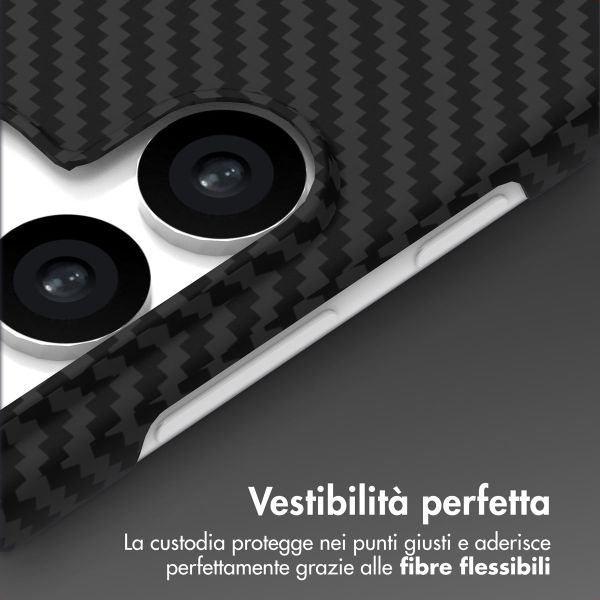 Accezz Cover MagSafe Kevlar® Samsung Galaxy S24 Ultra - Nero