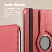 imoshion Cover Girevole a 360° Samsung Galaxy Tab A9 Plus - Rosso scuro
