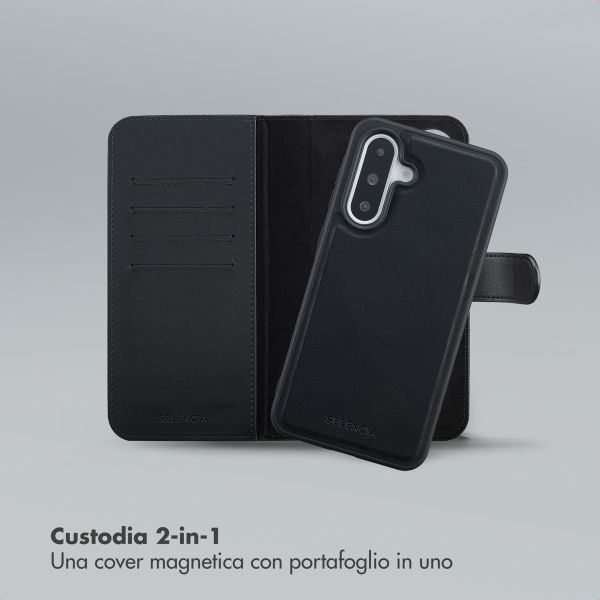Selencia Libreria rimovibile Olyn con MagSafe Samsung Galaxy A36 - Nero