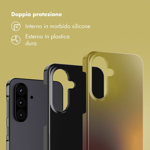 Selencia Cover Posteriore Vivid Samsung Galaxy A57 (5G) - Gradient Olive Dust