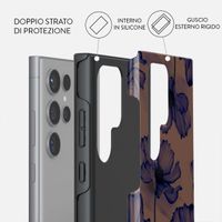 Burga Cover Posteriore Resistente Samsung Galaxy S24 - Velvet Night