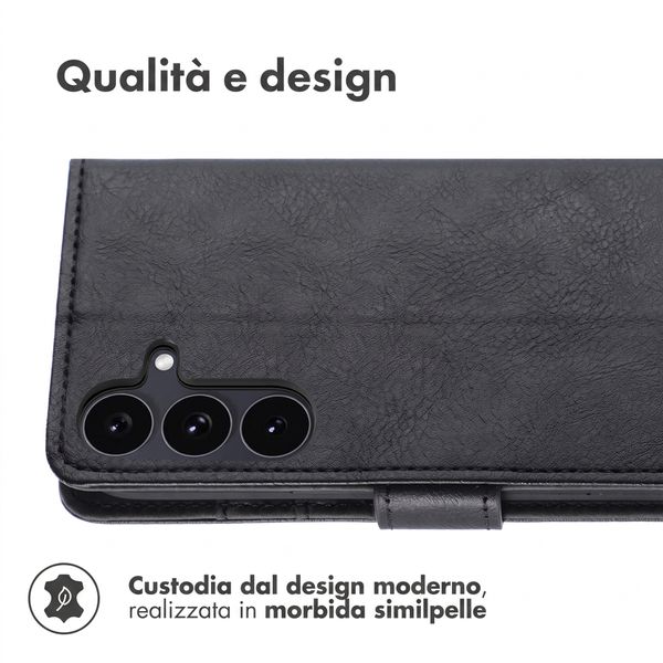 imoshion Cover a libro di Lusso Samsung Galaxy S26 FE - Nero